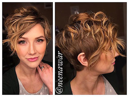 Cute Hair, Pixie, Curly, Updo, Under