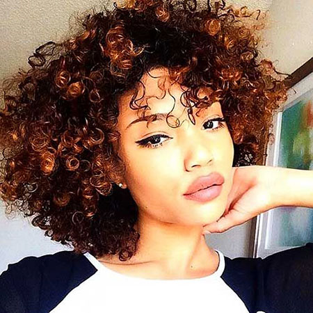 Casual Hair, Natural, Curly, Women