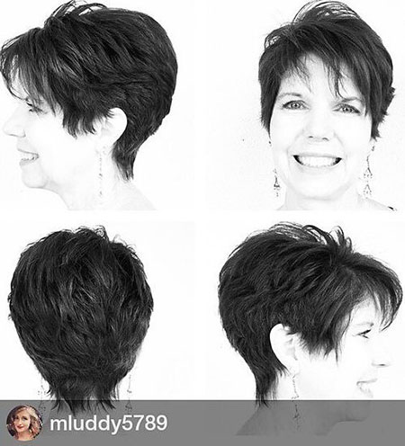 Modern Hair, Pixie, Over, Women, 50