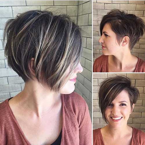 Short Haircuts for Round Face