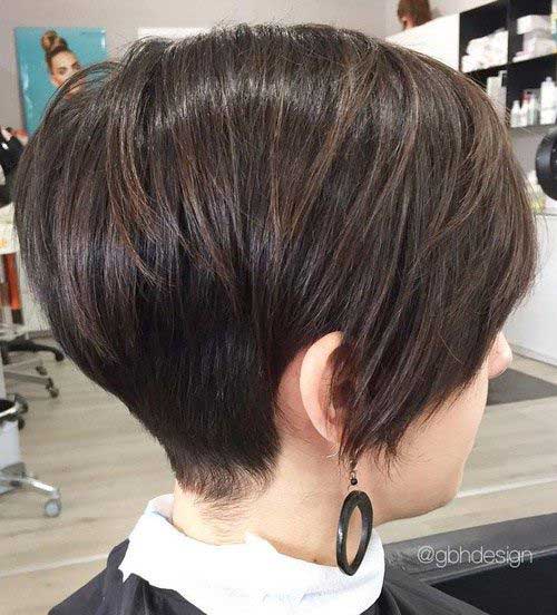 Dark Brown Short Haircuts-6