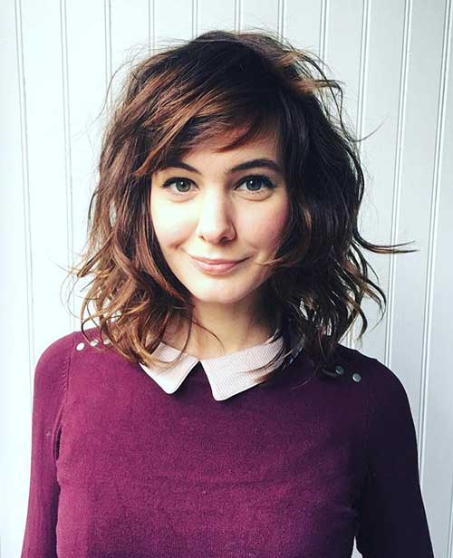 Short Hairstyles Round Faces