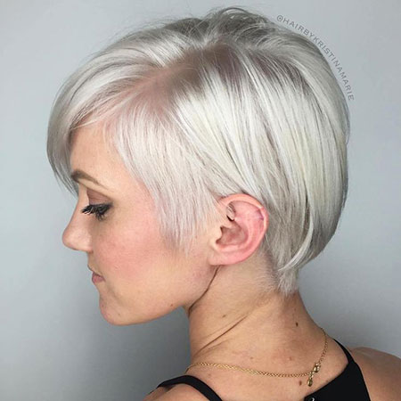 Pixie Blonde Fine Parted