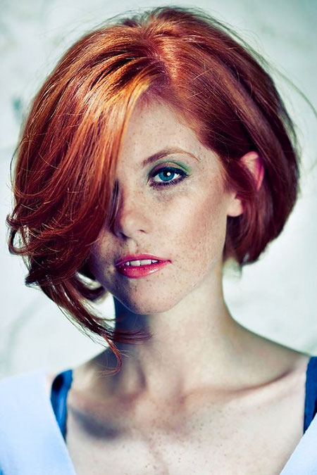35 Striking Short Red Hairstyles Short Hair Color