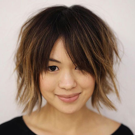 Short Haircuts for Women with Round Faces Hair Short Faces Bangs