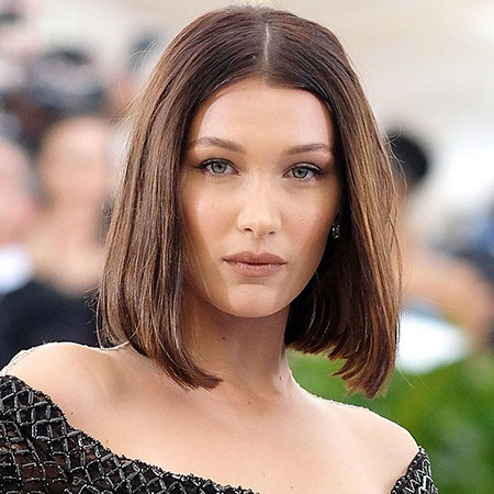 Bella Hadid Hair Up Lob All