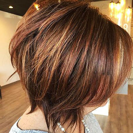 Bob Hair Brown Layered