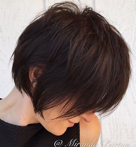 Brown Shaggy Bob Long