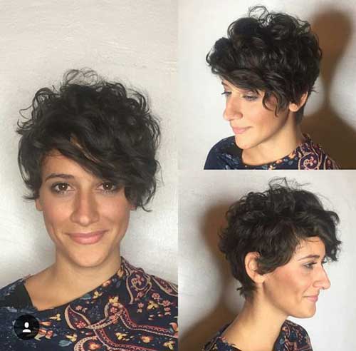 Curly Cute Short Hairstyles