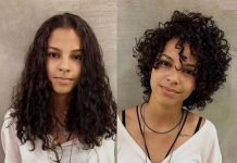 Curly Short Hairstyles for Cute Ladies