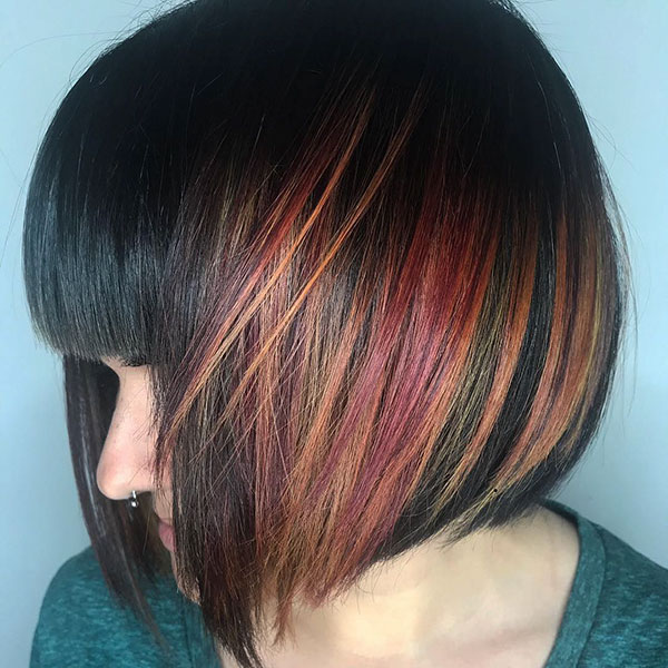 Bob Haircuts With Bangs