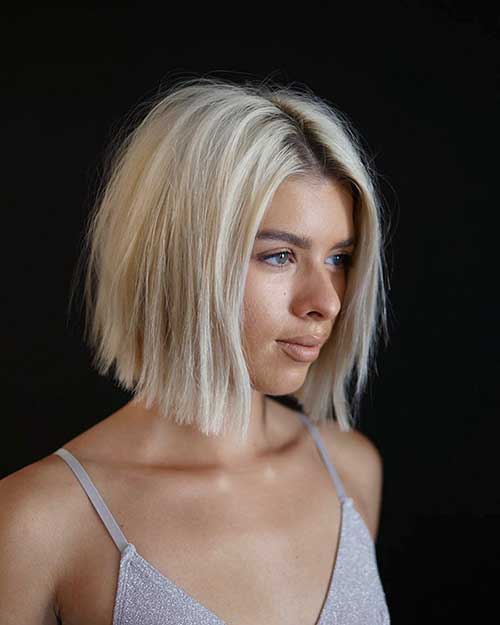 Girl With Short Blonde Hair