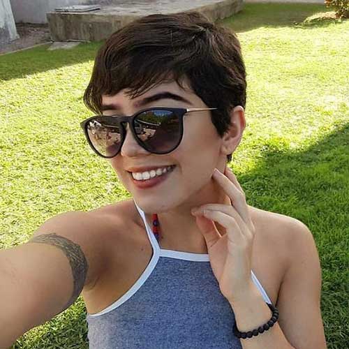 Short Girly Pixie Cuts for Fine Hair