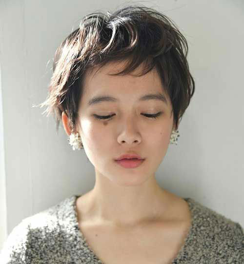 Short Hair for Round Face-10