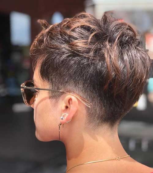 16.Short Brown Pixie Hair Short Brown Pixie Haircuts-16