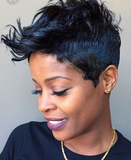 Cool African American Short Haircuts-7