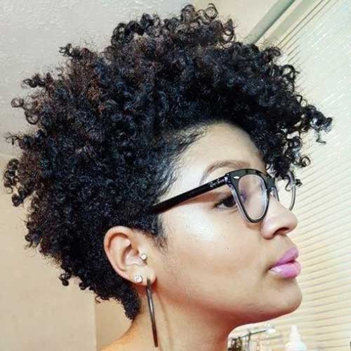 Cute Thick Hairstyles for Short Hair Black Girl-6