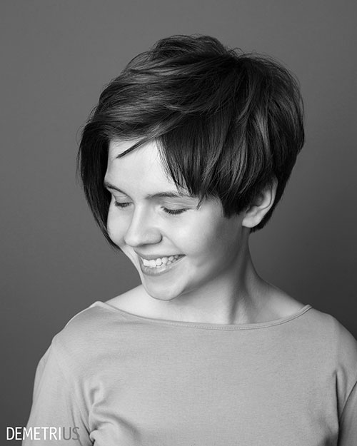 Short Layered Thin Hair Pictures