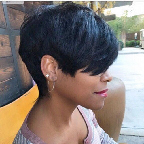 Short Pixie Hairstyles For Black Hair