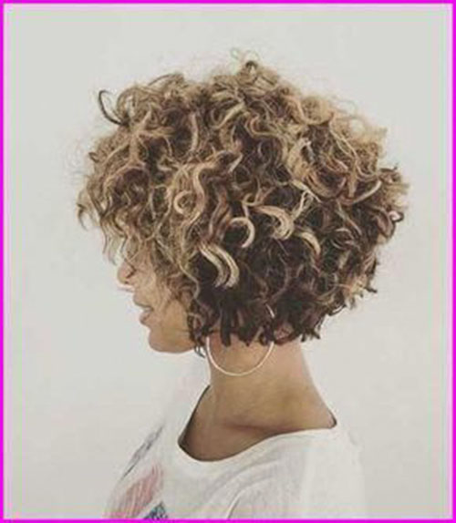 Short Haircuts For Curly Hair And Round Face