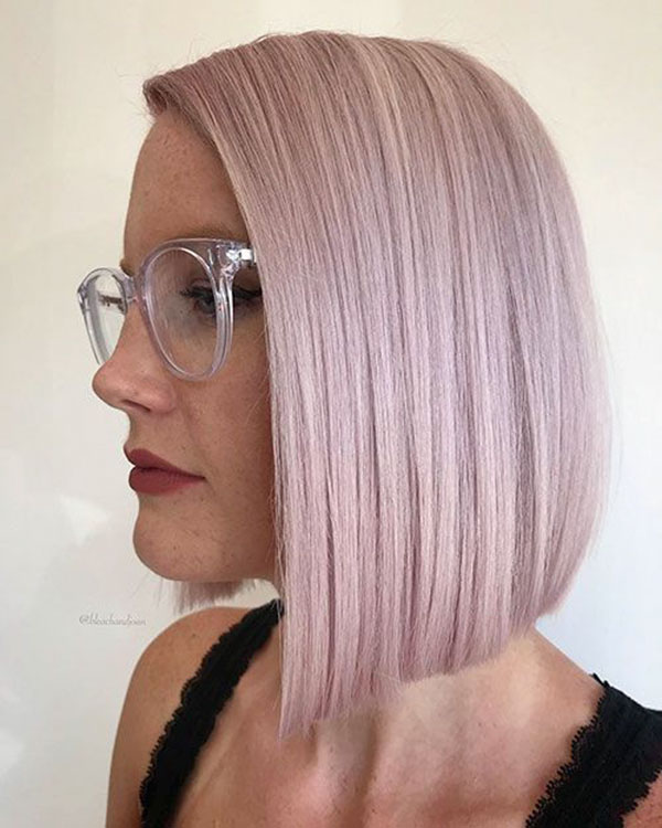 Short Pink Hairstyle Images